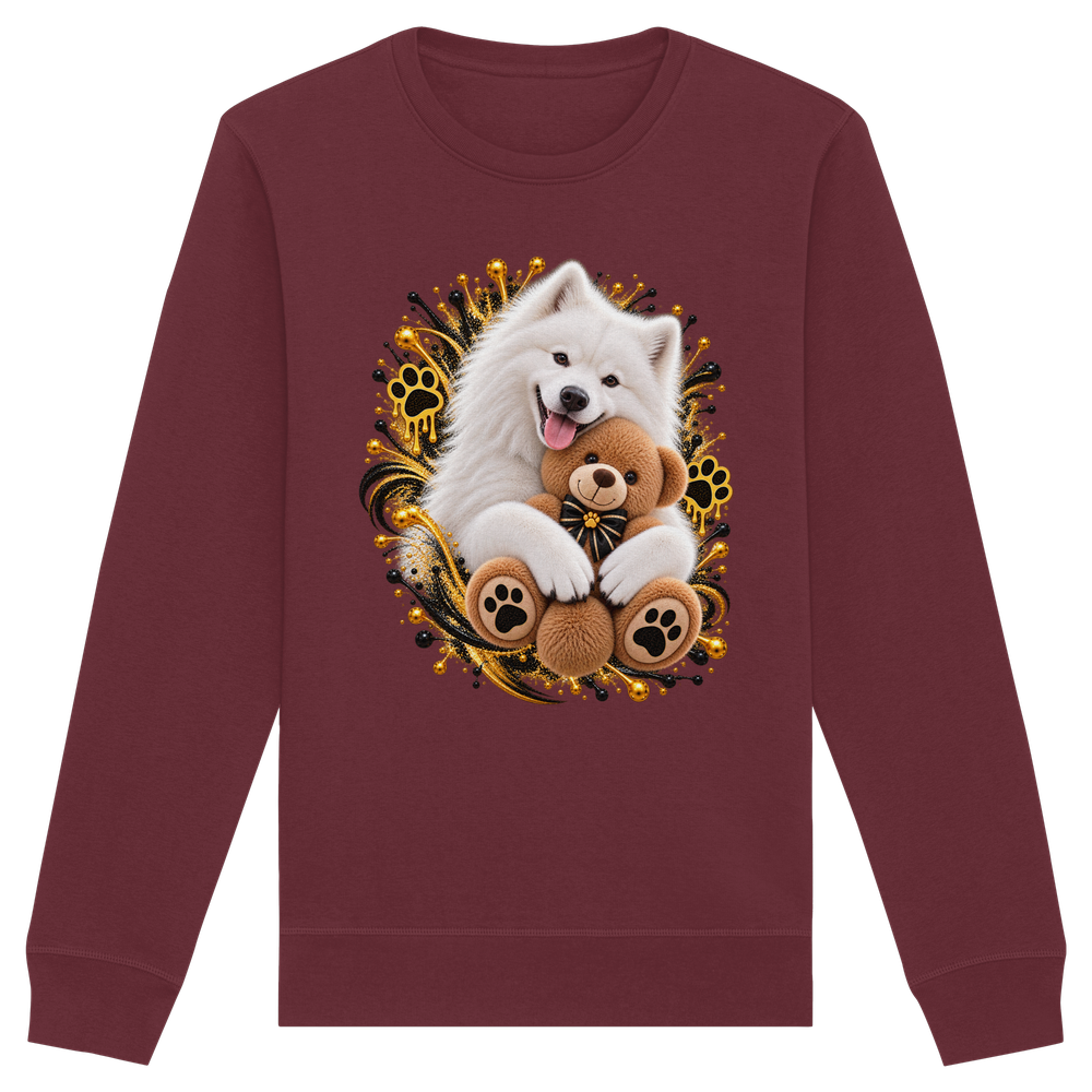 Samojede - Cuddle - Organic Basic Unisex Sweatshirt – Bild 3