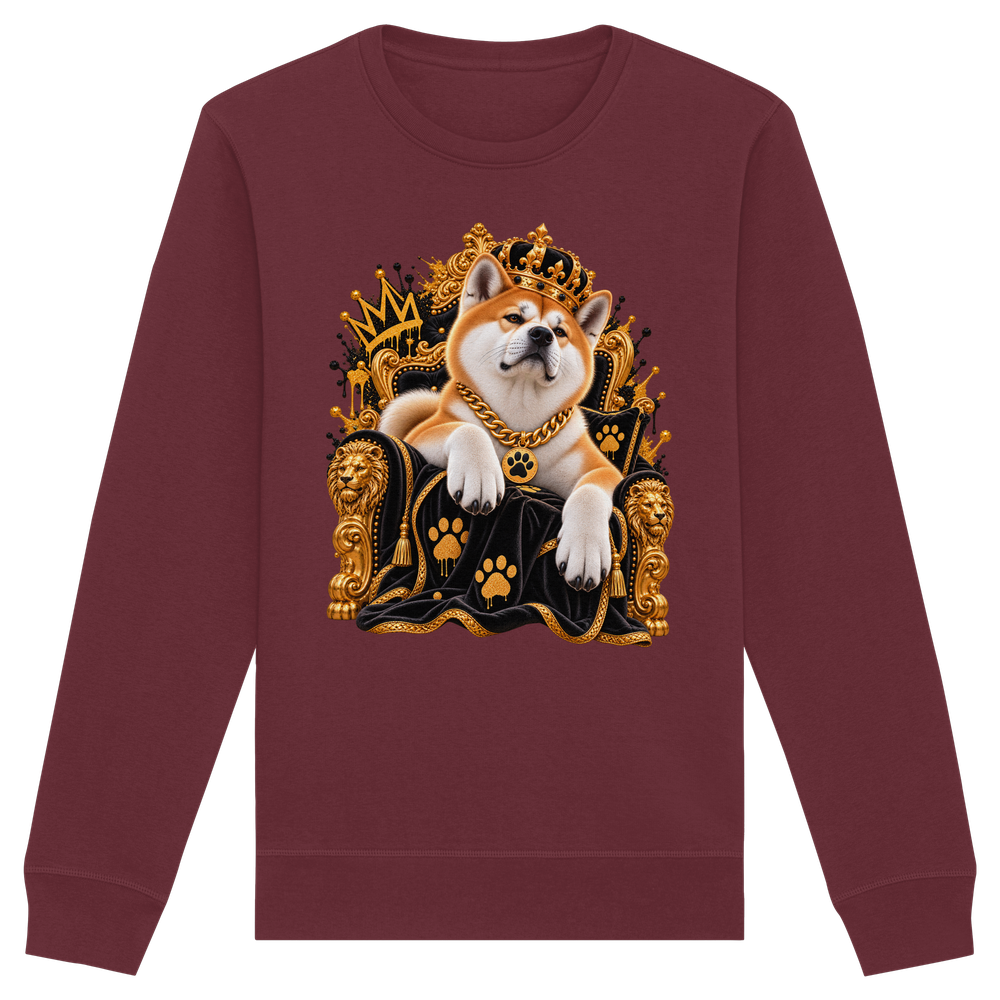 Akita - King - Organic Basic Unisex Sweatshirt – Bild 3