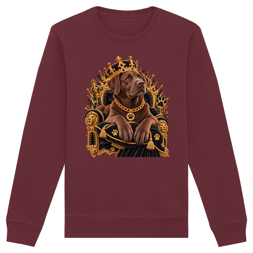 Labrador - King - Organic Basic Unisex Sweatshirt – Bild 7