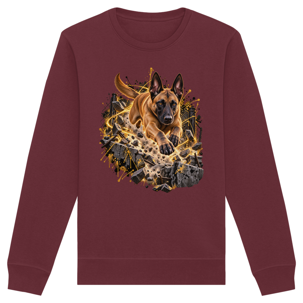 Malinois - Power - Organic Basic Unisex Sweatshirt – Bild 8
