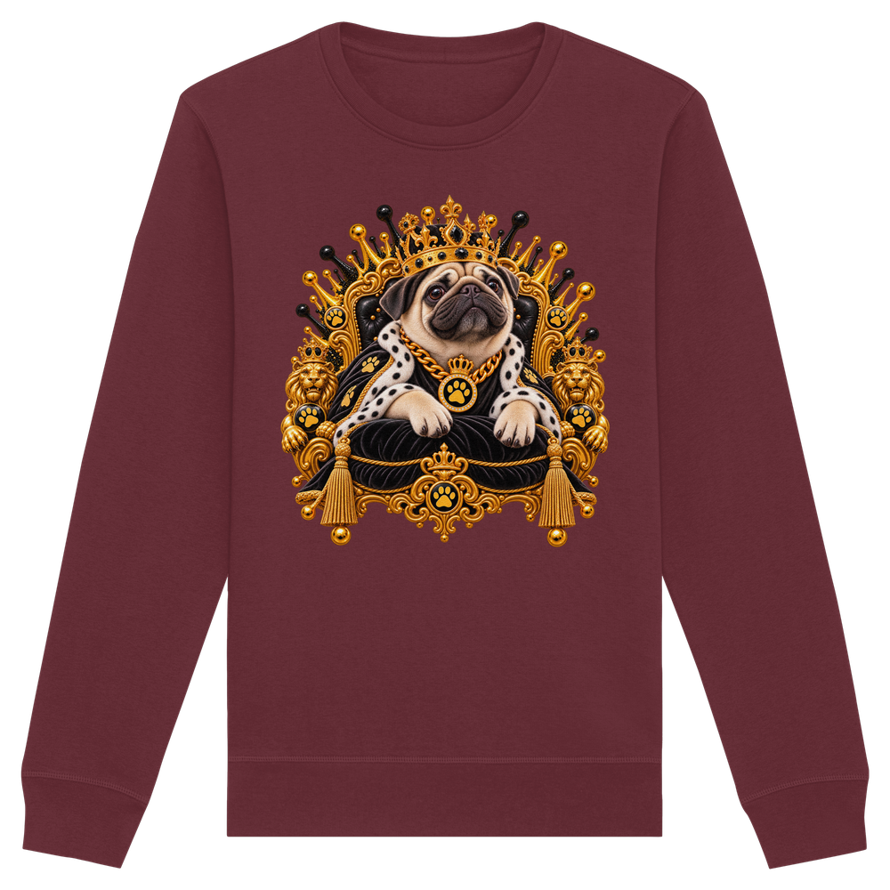 Mops - King - Organic Basic Unisex Sweatshirt