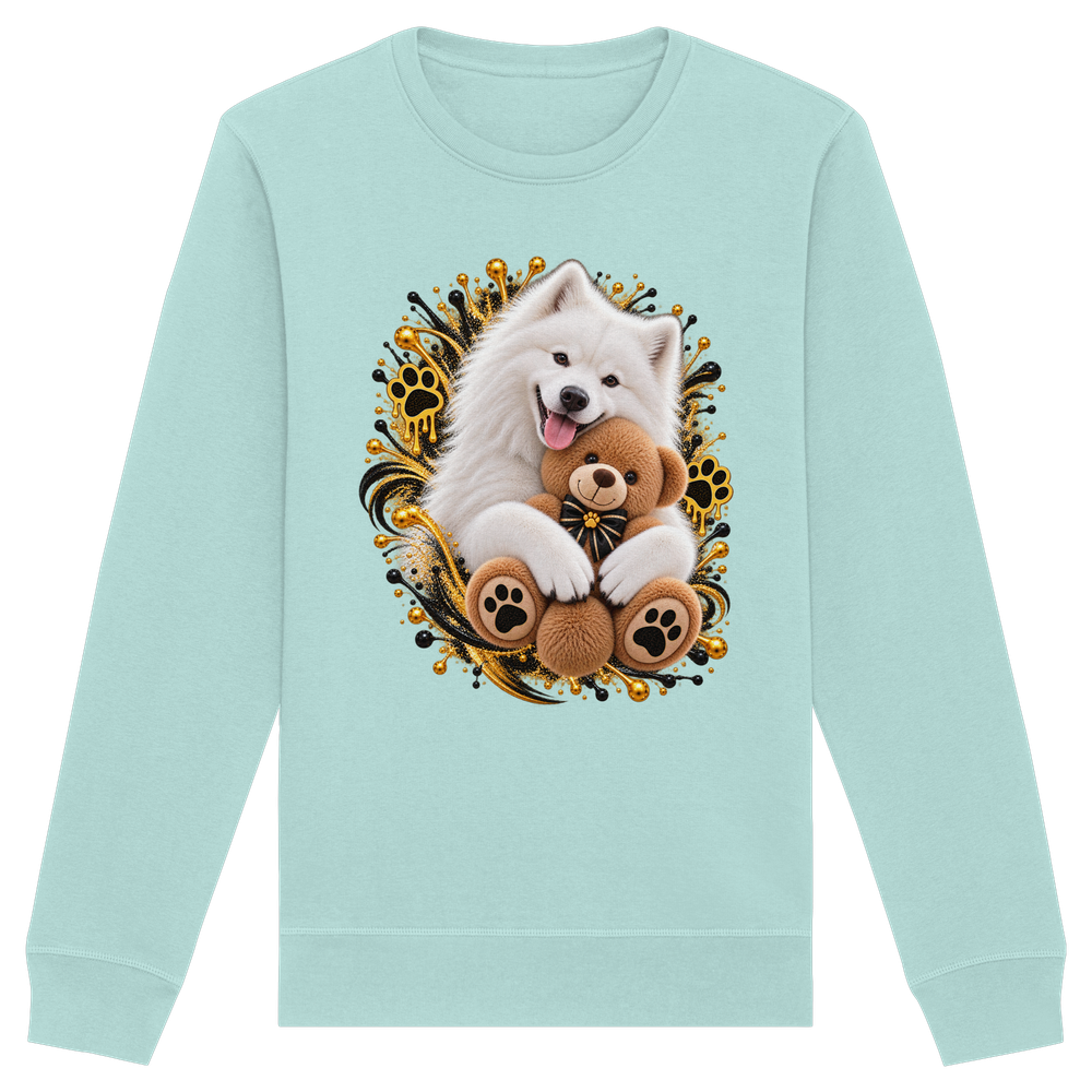 Samojede - Cuddle - Organic Basic Unisex Sweatshirt – Bild 4