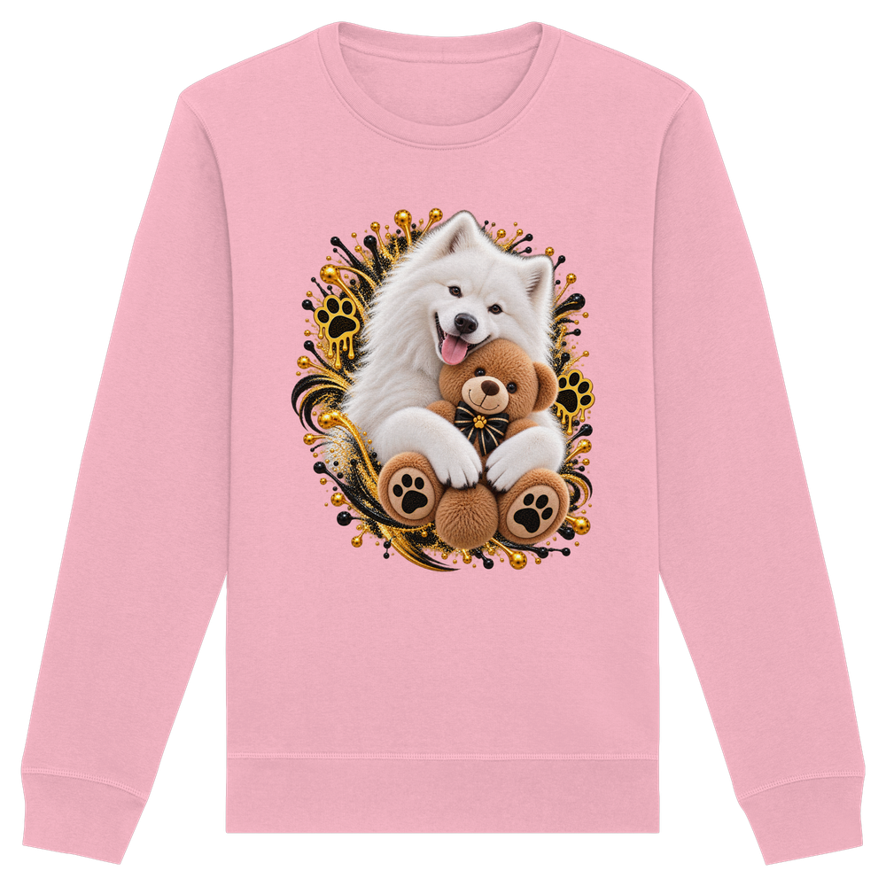 Samojede - Cuddle - Organic Basic Unisex Sweatshirt – Bild 6