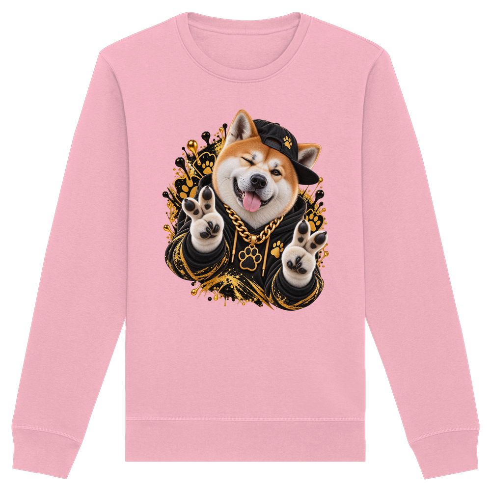 Akita - Funny - Organic Basic Unisex Sweatshirt – Bild 7