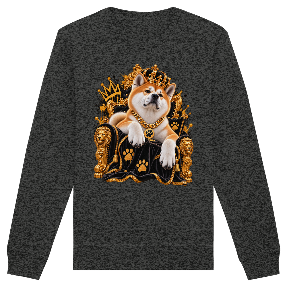 Akita - King - Organic Basic Unisex Sweatshirt – Bild 4
