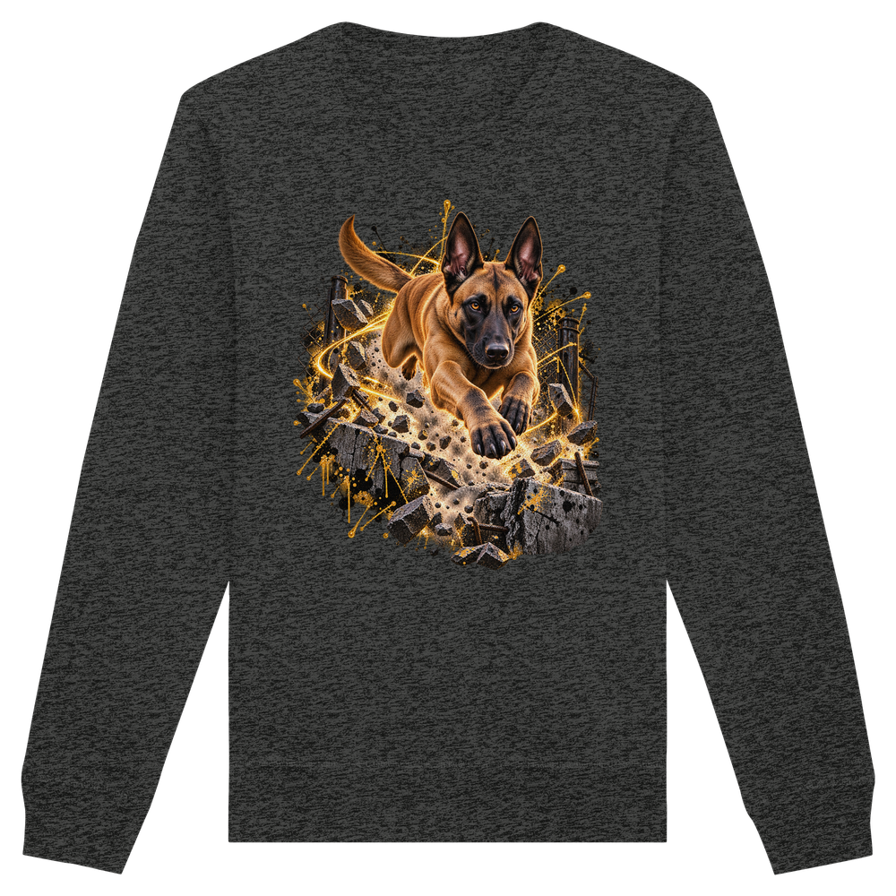 Malinois - Power - Organic Basic Unisex Sweatshirt – Bild 5