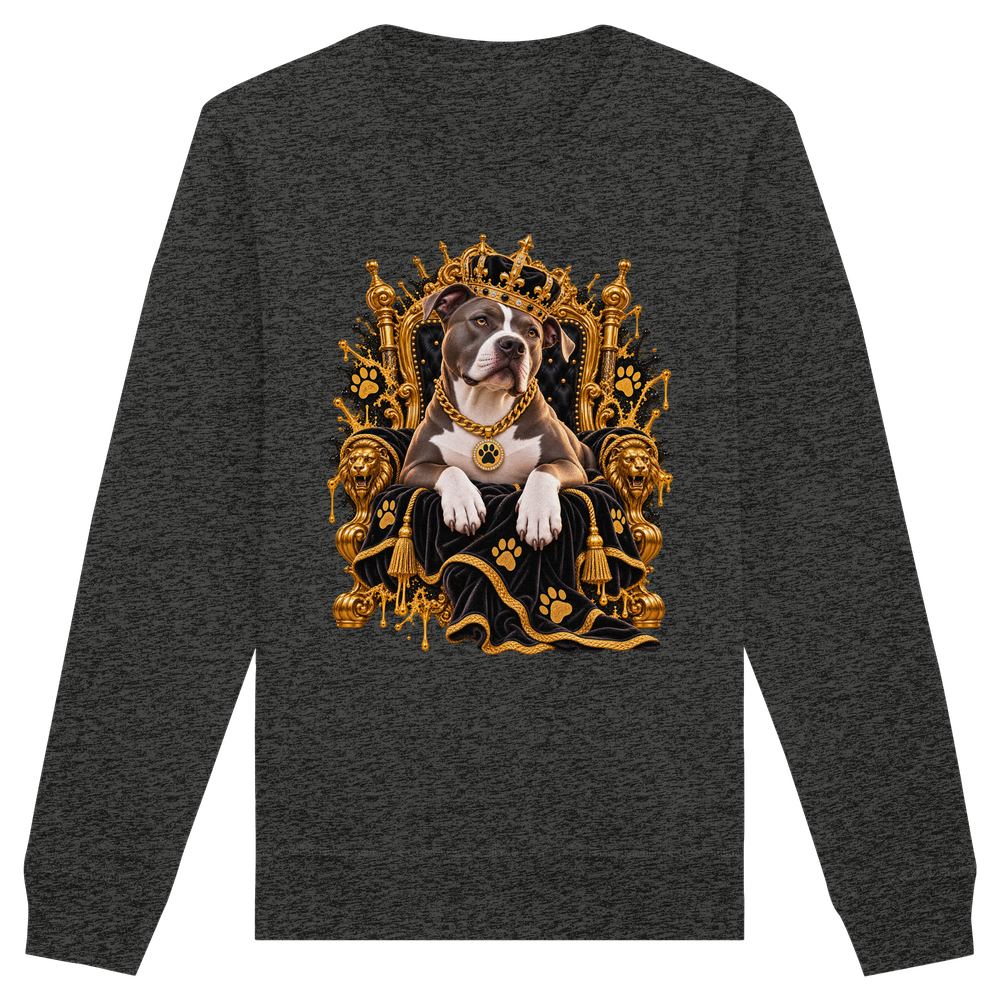 American Staffordshire Terrier - King - Organic Basic Unisex Sweatshirt – Bild 7