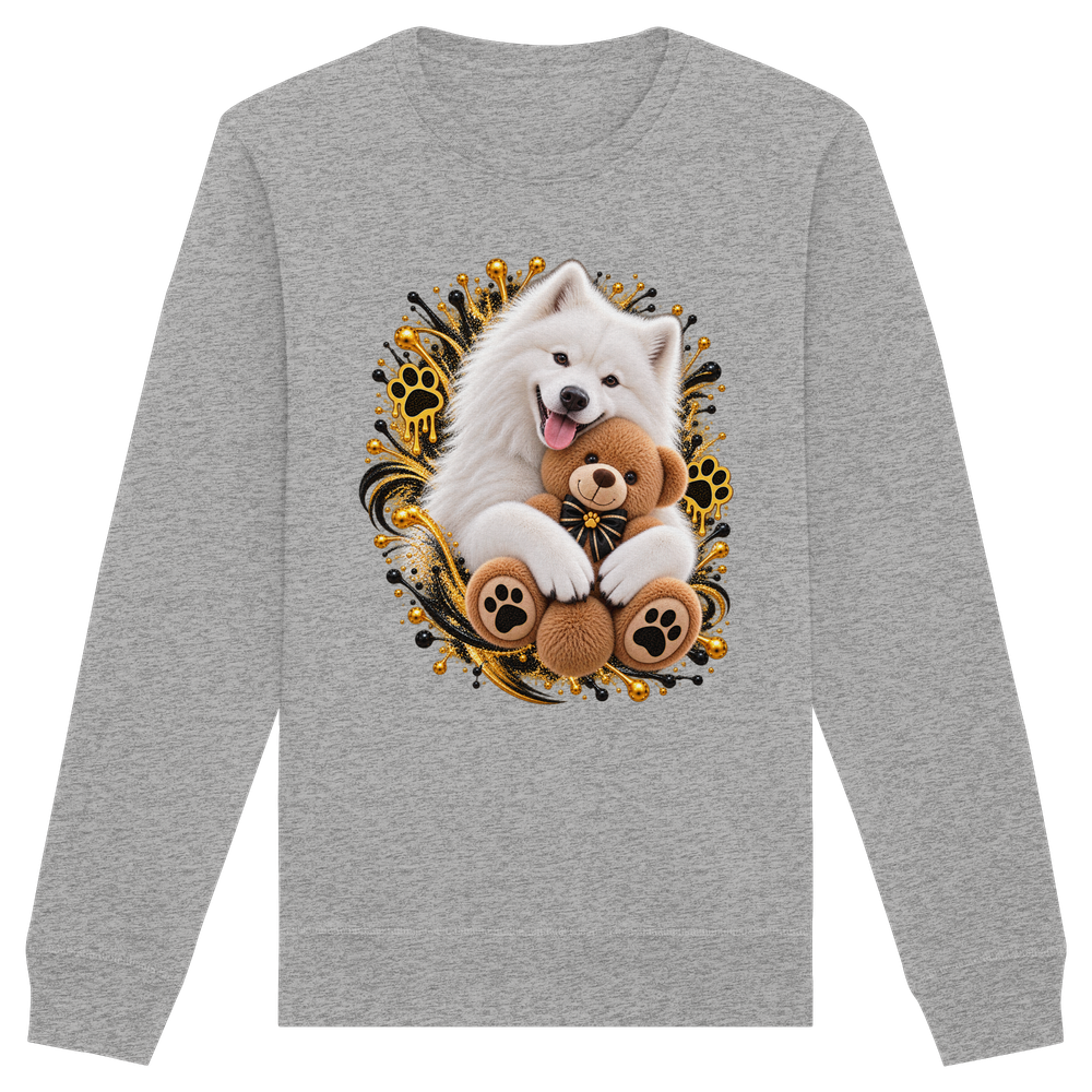 Samojede - Cuddle - Organic Basic Unisex Sweatshirt – Bild 9