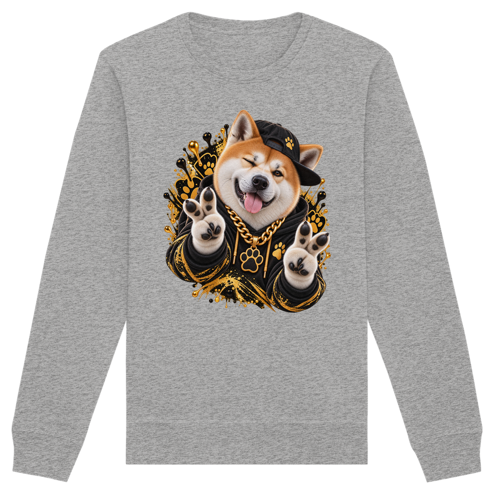 Akita - Funny - Organic Basic Unisex Sweatshirt – Bild 9