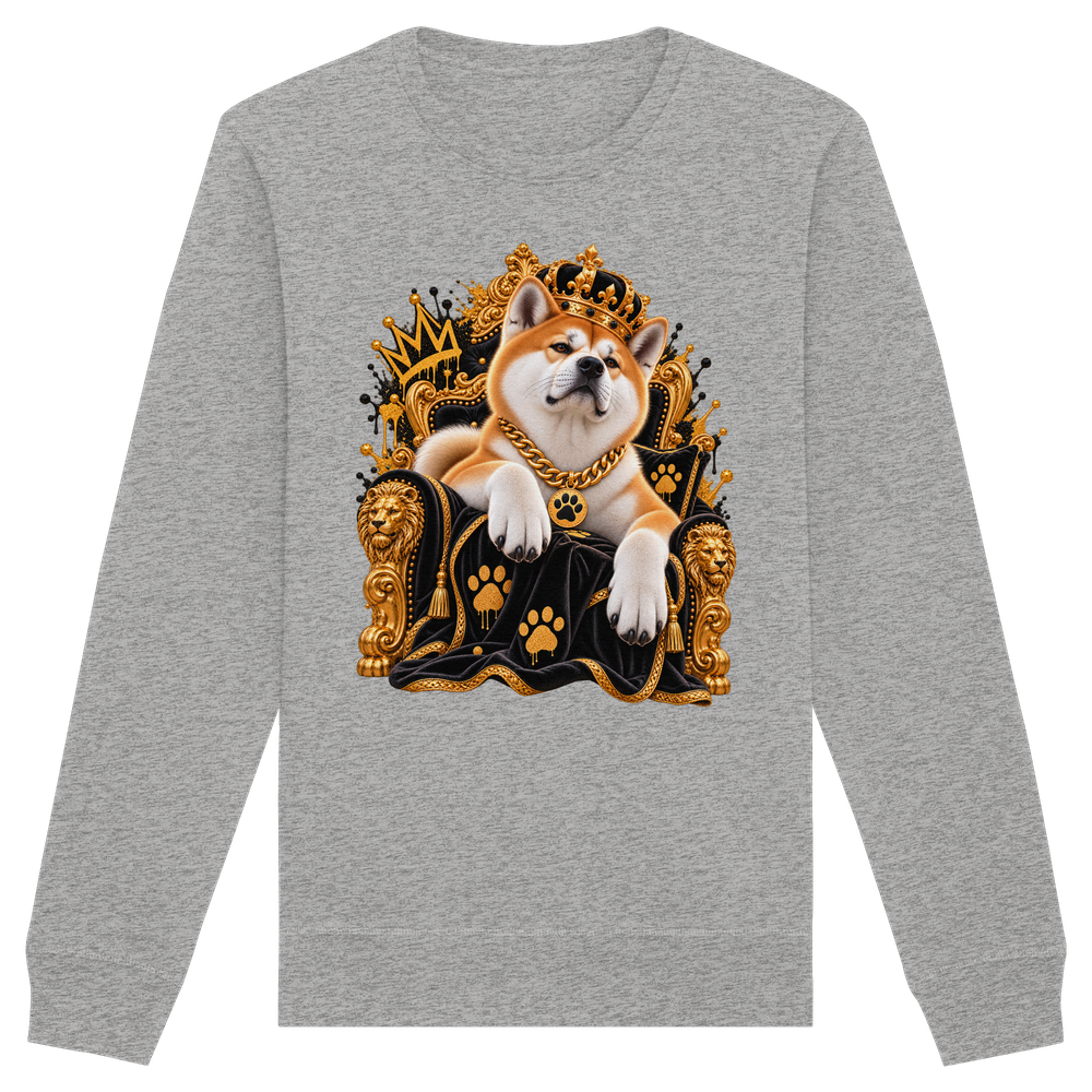 Akita - King - Organic Basic Unisex Sweatshirt – Bild 8