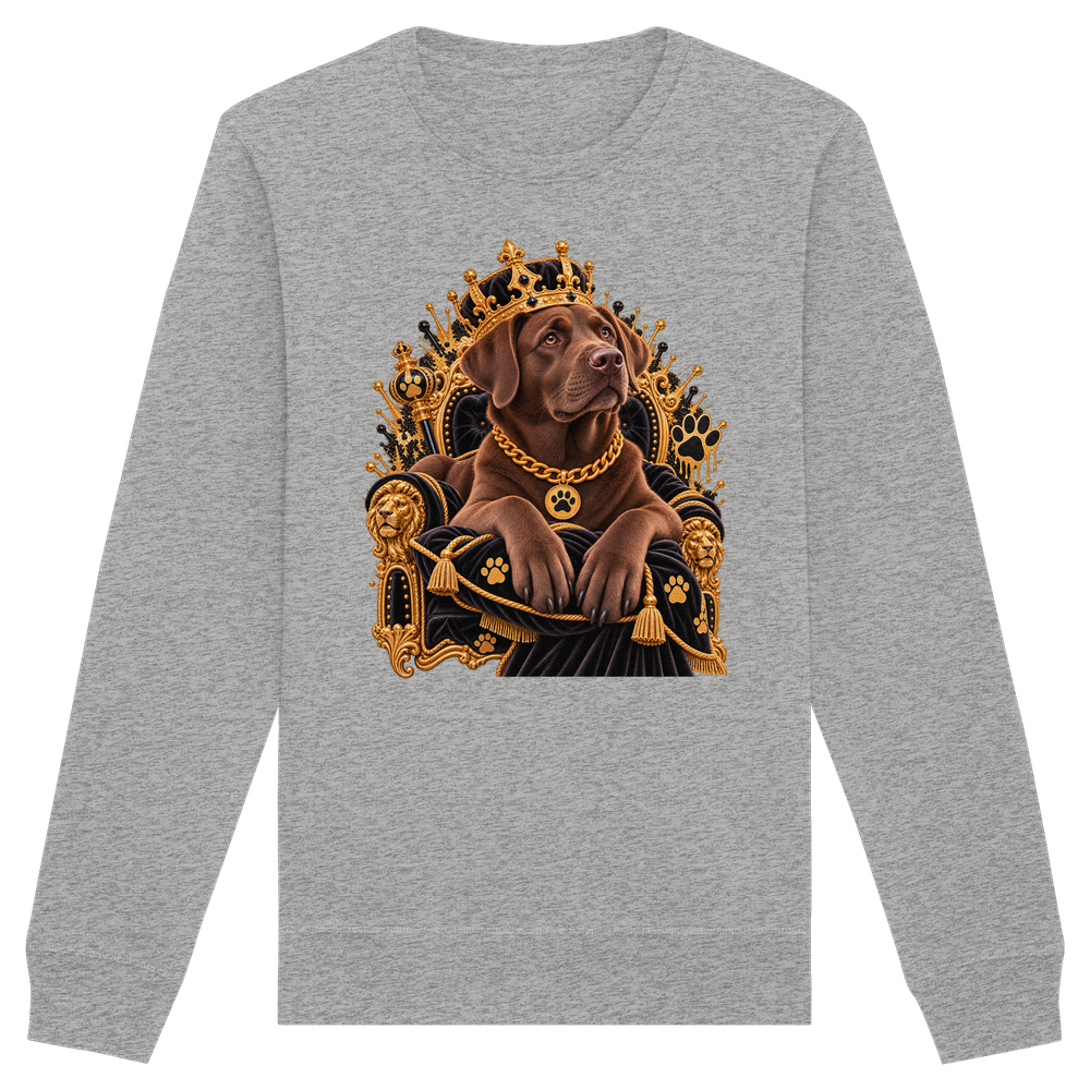 Labrador - King - Organic Basic Unisex Sweatshirt – Bild 4