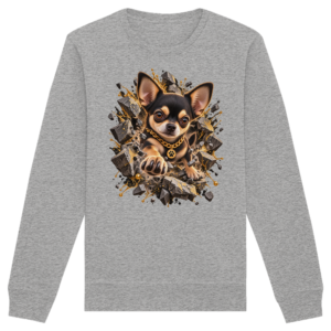 Chihuahua - Breaking Through - Organic Basic Unisex Sweatshirt