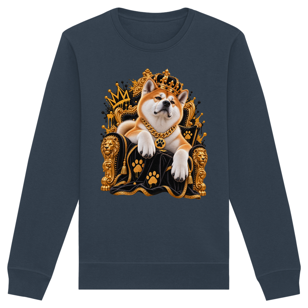 Akita - King - Organic Basic Unisex Sweatshirt – Bild 5