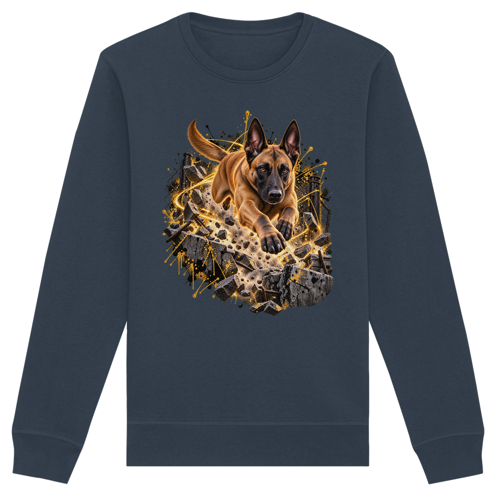 Malinois - Power - Organic Basic Unisex Sweatshirt – Bild 6