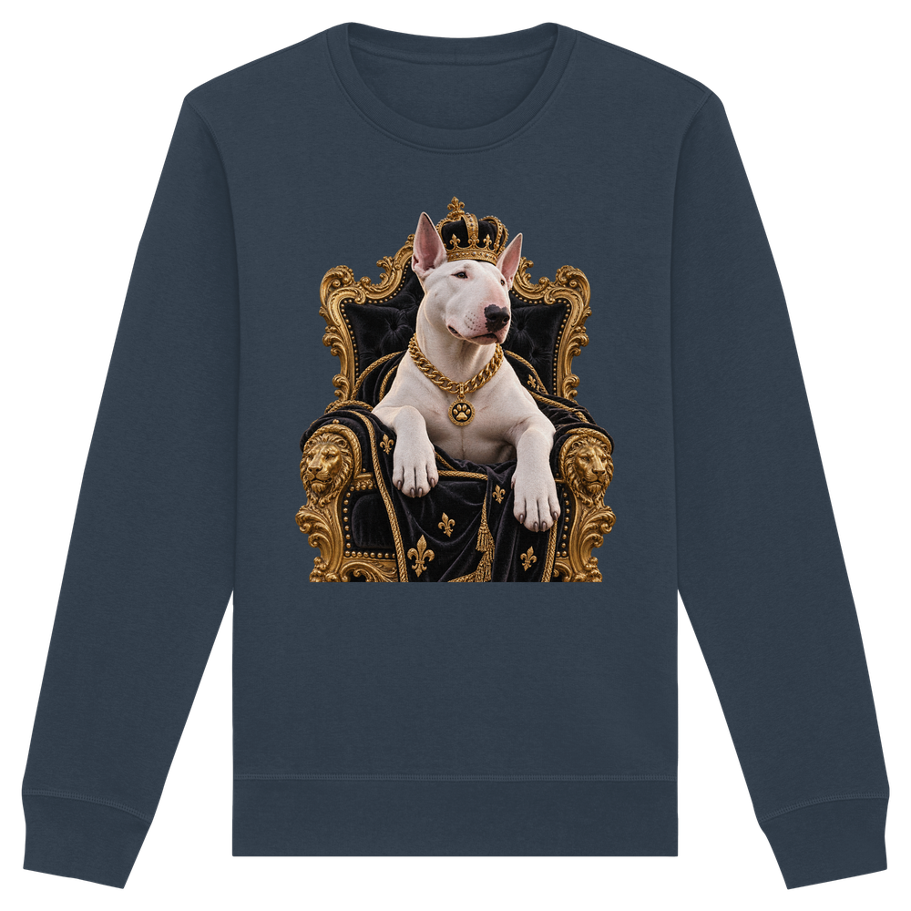 Bullterrier - King - Organic Basic Unisex Sweatshirt – Bild 7