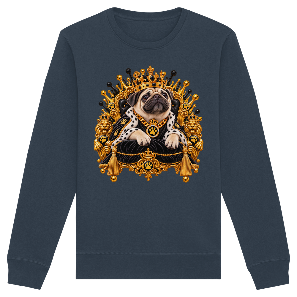 Mops - King - Organic Basic Unisex Sweatshirt