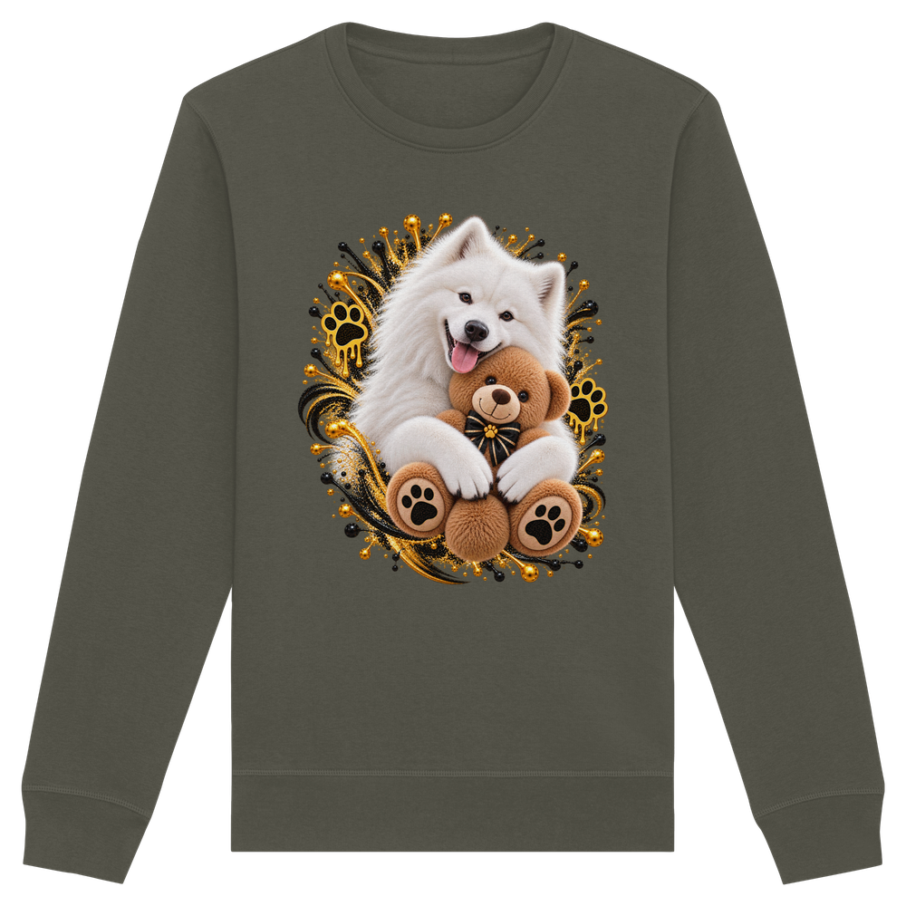 Samojede - Cuddle - Organic Basic Unisex Sweatshirt – Bild 8
