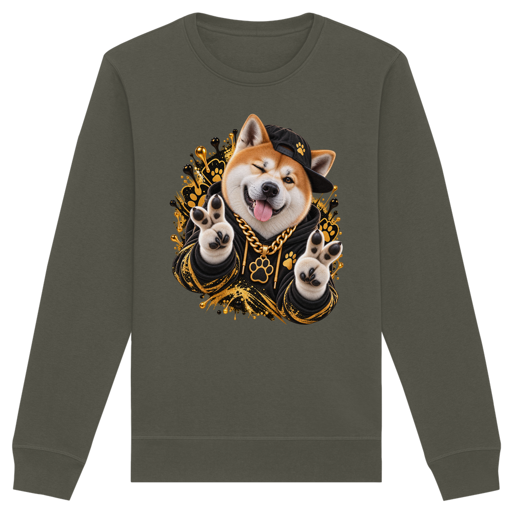 Akita - Funny - Organic Basic Unisex Sweatshirt – Bild 8