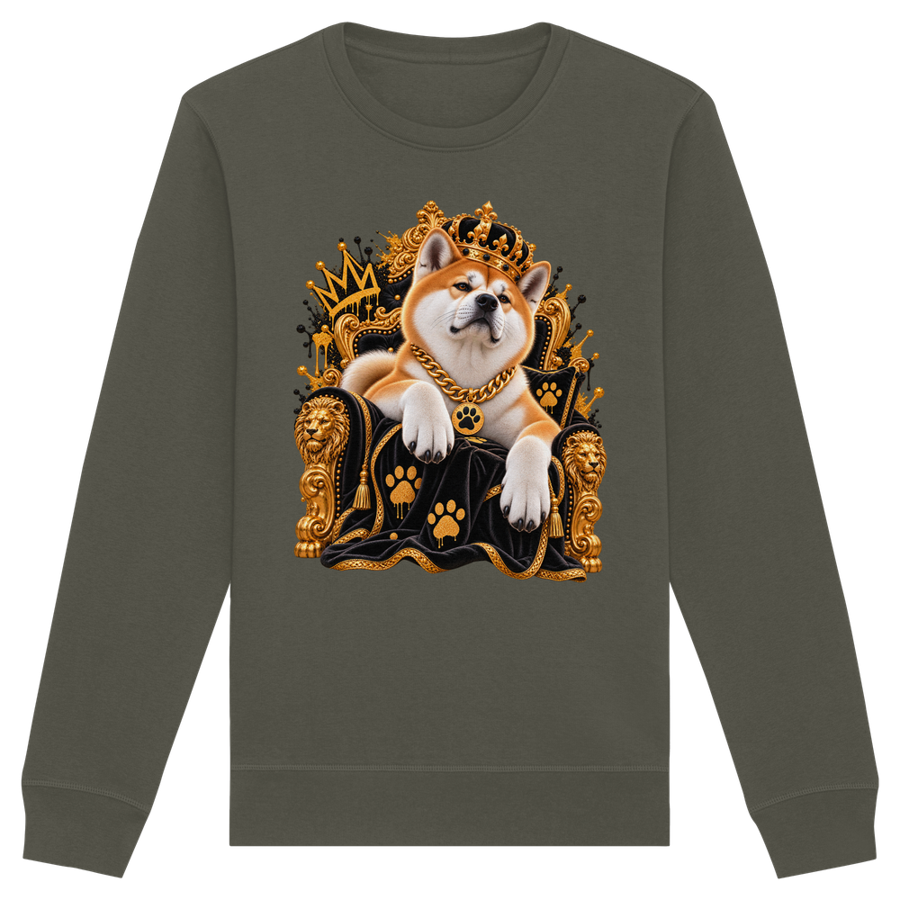 Akita - King - Organic Basic Unisex Sweatshirt – Bild 7