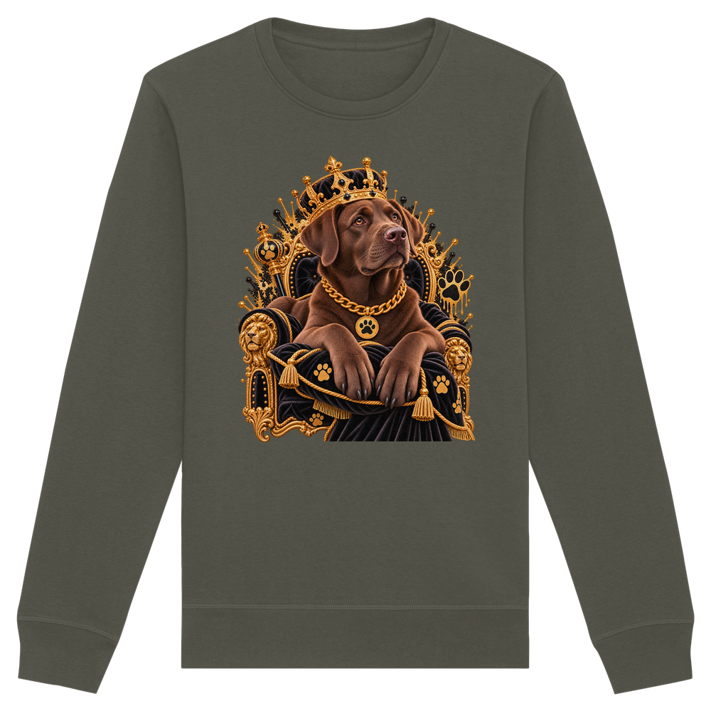 Labrador - King - Organic Basic Unisex Sweatshirt – Bild 5