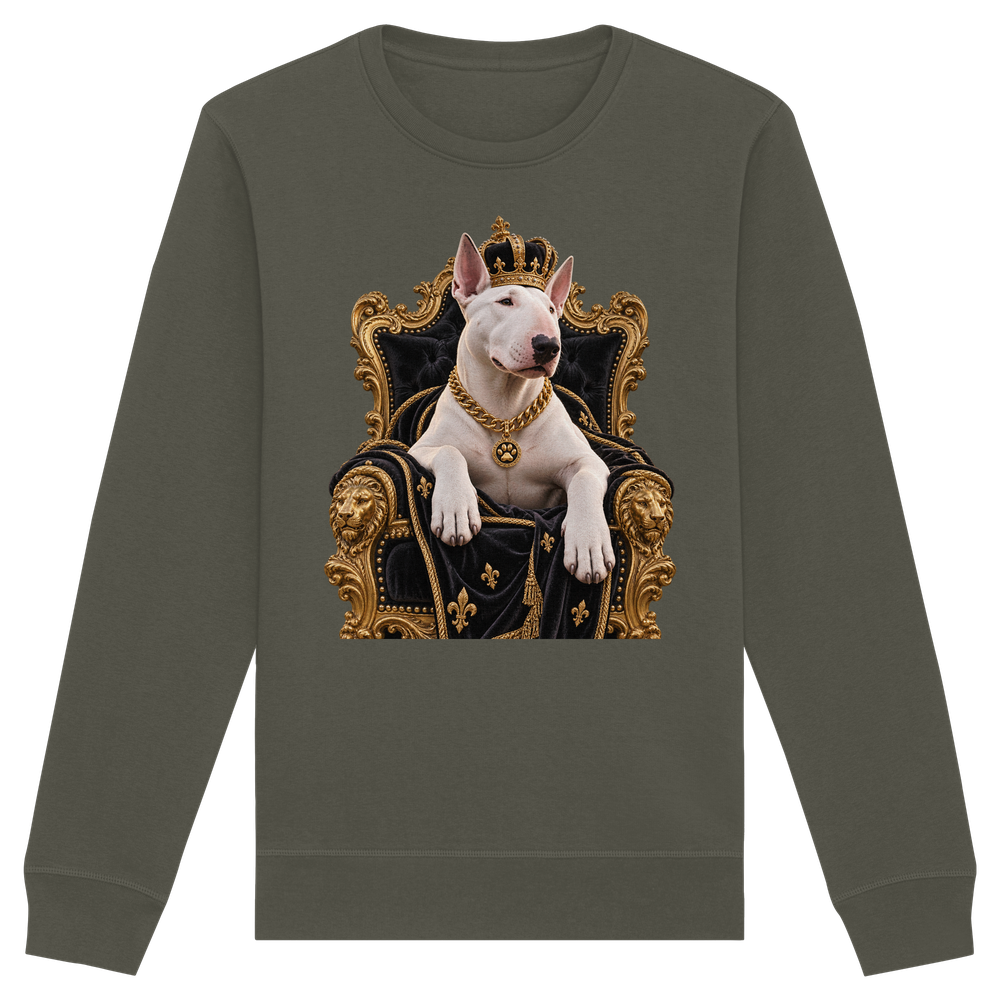 Bullterrier - King - Organic Basic Unisex Sweatshirt – Bild 9