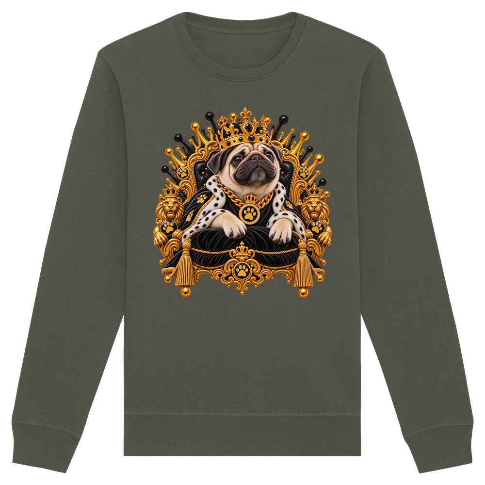 Mops - King - Organic Basic Unisex Sweatshirt