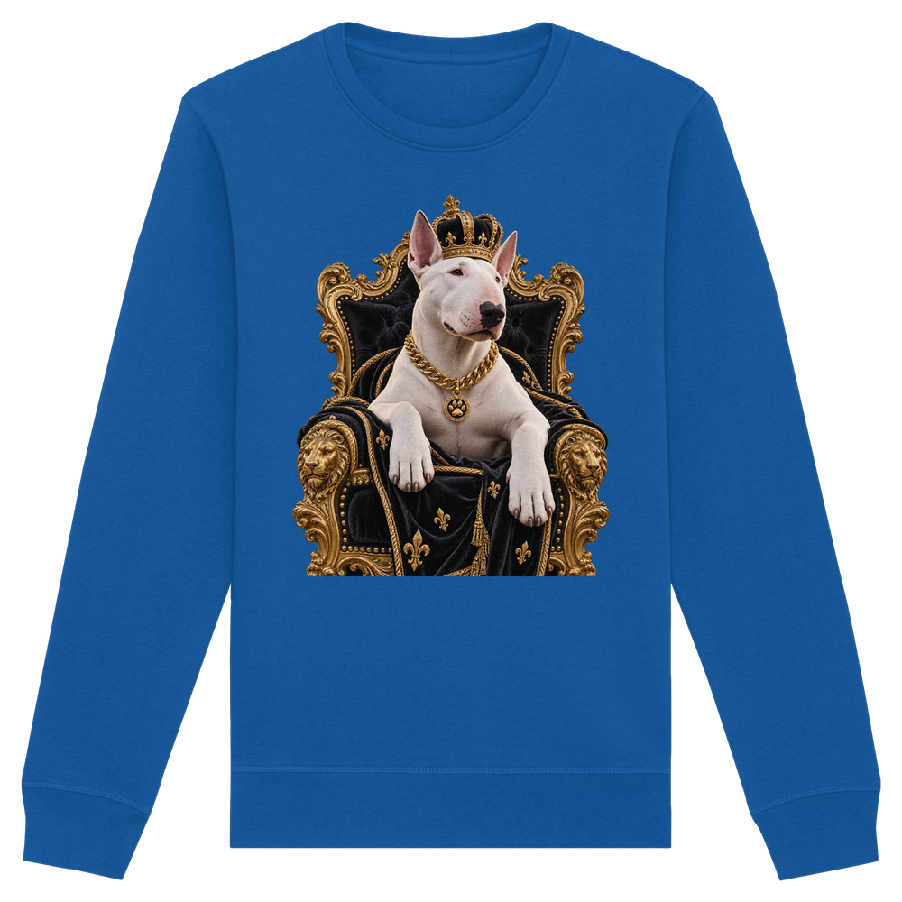 Bullterrier - King - Organic Basic Unisex Sweatshirt – Bild 5