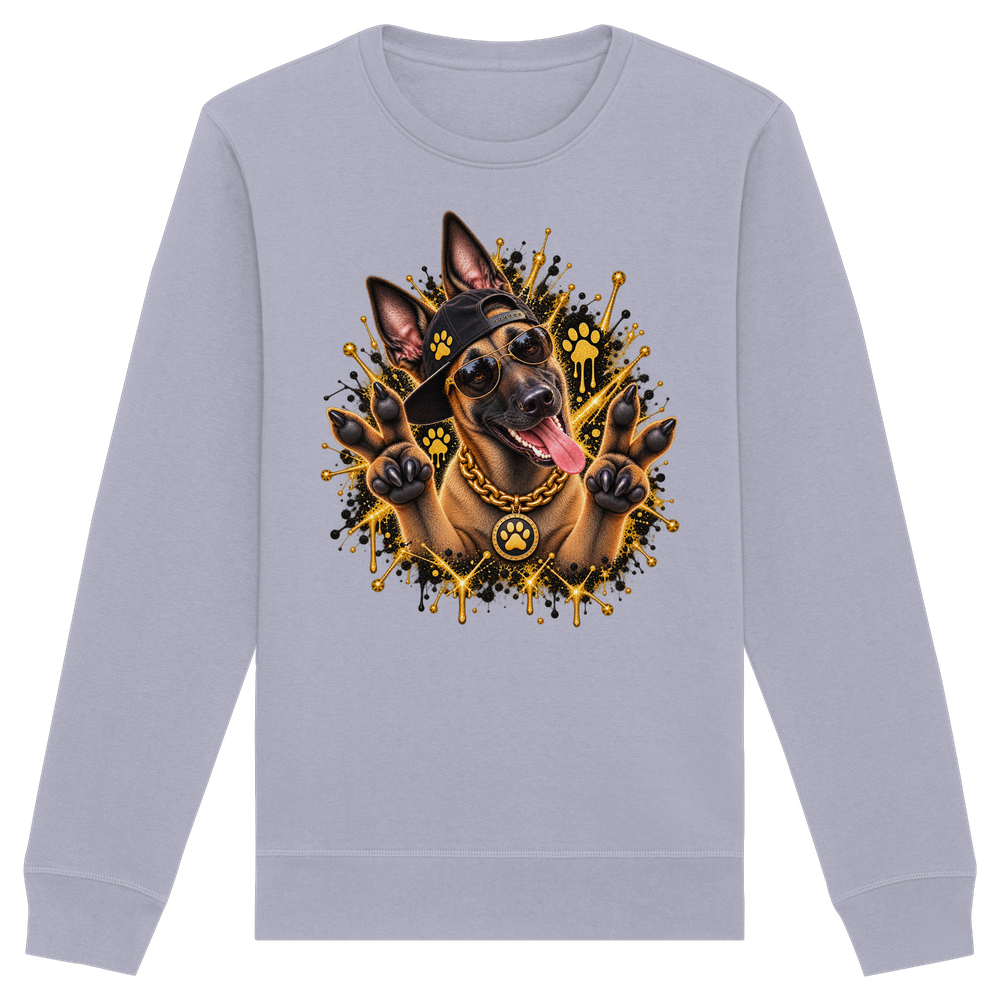 Malinois - Funny - Organic Basic Unisex Sweatshirt – Bild 10