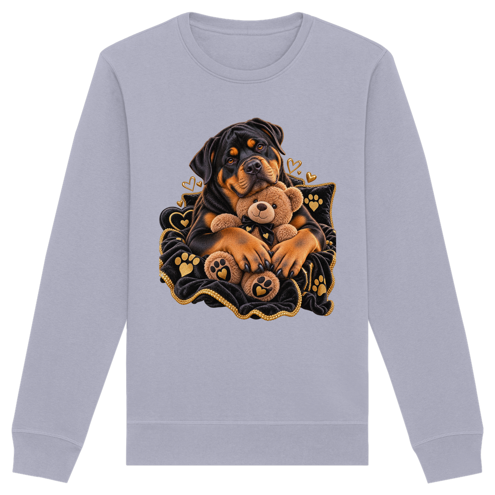 Rottweiler - Cuddle - Organic Basic Unisex Sweatshirt – Bild 9