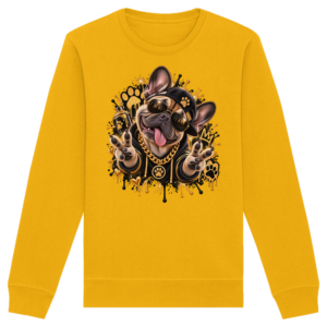 Französische Bulldogge - Funny - Organic Basic Unisex Sweatshirt