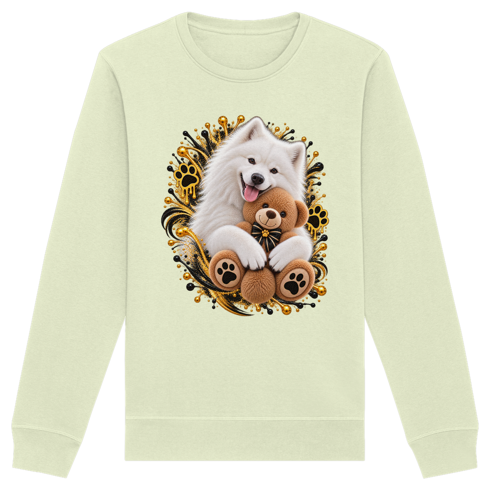 Samojede - Cuddle - Organic Basic Unisex Sweatshirt – Bild 5