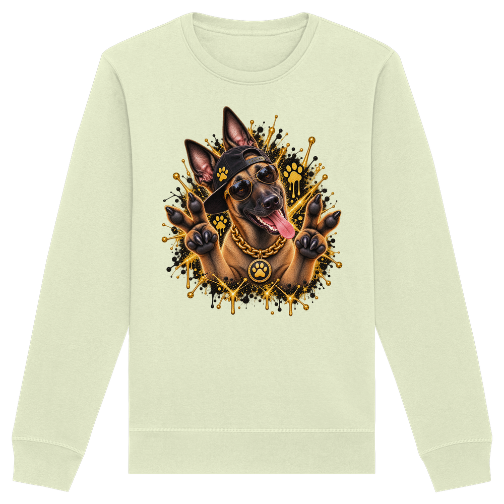 Malinois - Funny - Organic Basic Unisex Sweatshirt – Bild 9