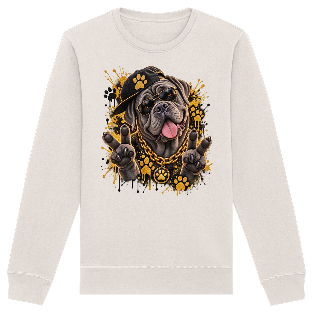 Cane Corso - Funny - Organic Basic Unisex Sweatshirt – Bild 4