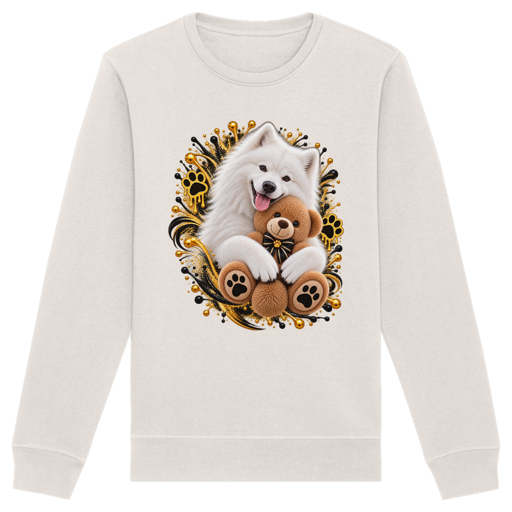 Samojede - Cuddle - Organic Basic Unisex Sweatshirt – Bild 10