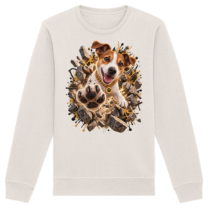 Jack Russell - Breaking Through - Organic Basic Unisex Sweatshirt