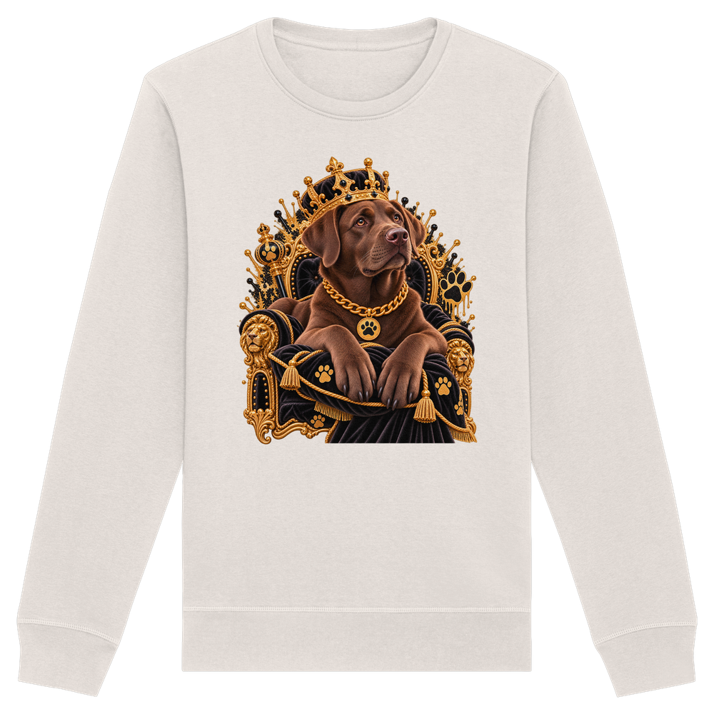 Labrador - King - Organic Basic Unisex Sweatshirt – Bild 3
