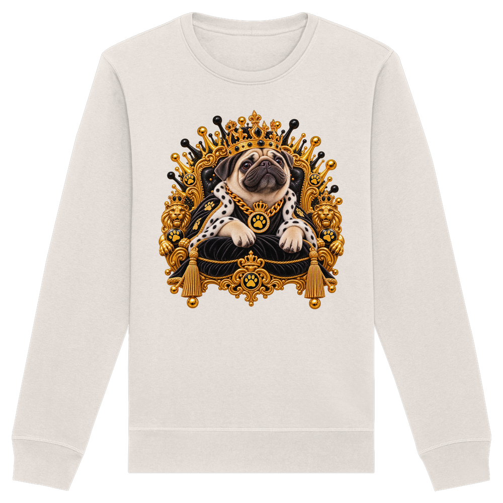 Mops - King - Organic Basic Unisex Sweatshirt
