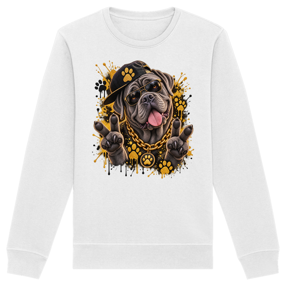 Cane Corso - Funny - Organic Basic Unisex Sweatshirt – Bild 2
