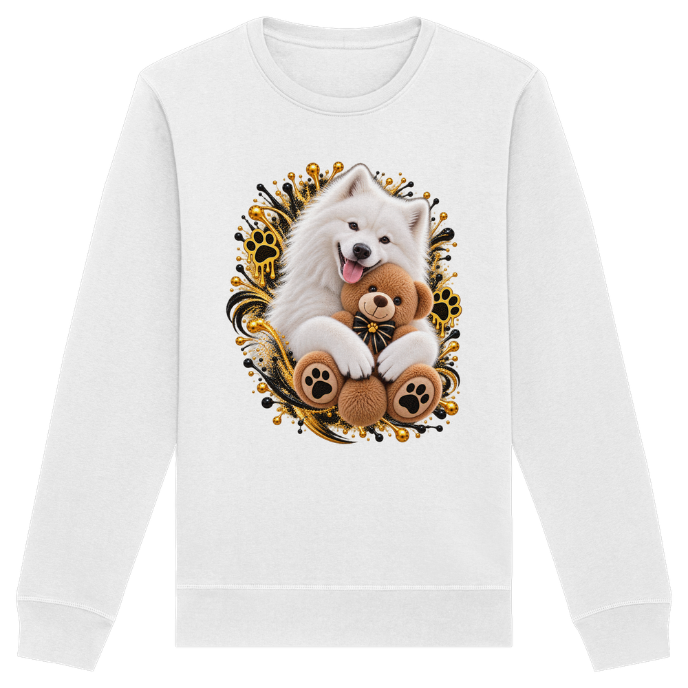 Samojede - Cuddle - Organic Basic Unisex Sweatshirt – Bild 2