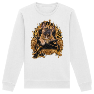Französische Bulldogge - King - Organic Basic Unisex Sweatshirt