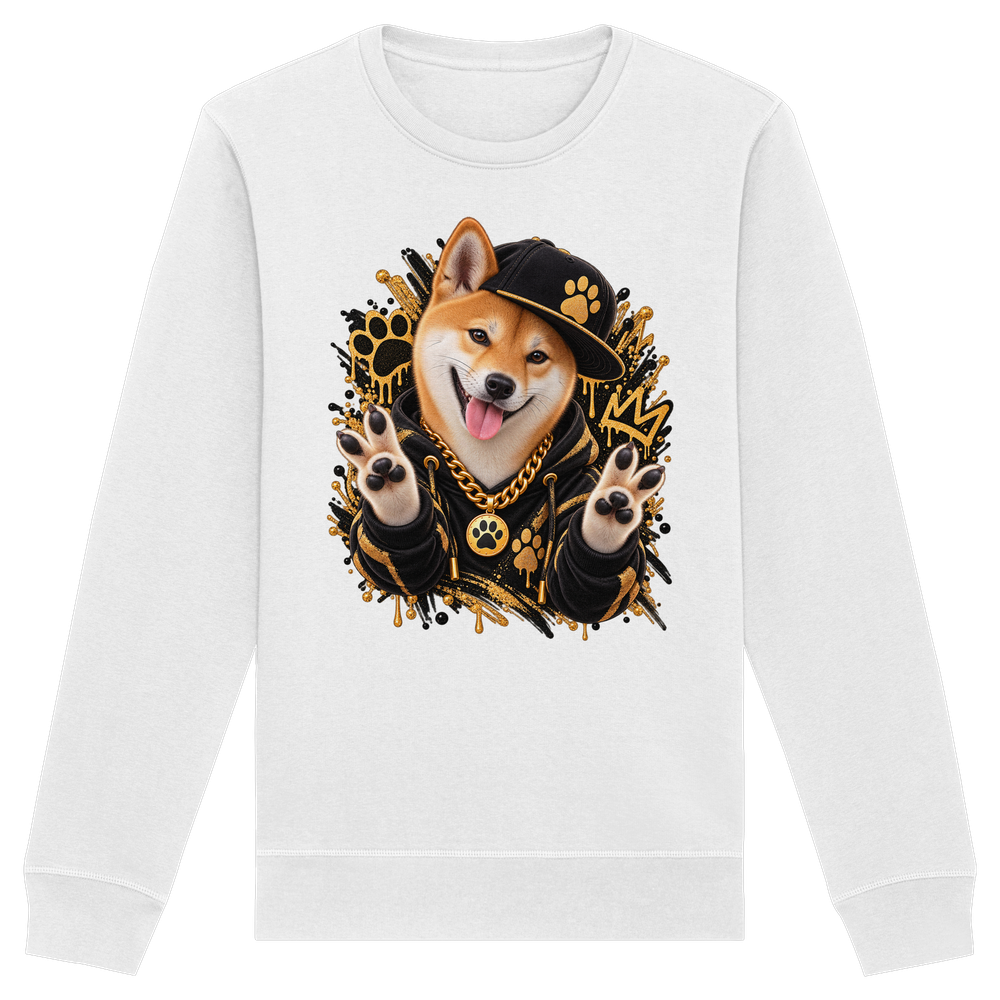Shiba Inu - Funny - Organic Basic Unisex Sweatshirt