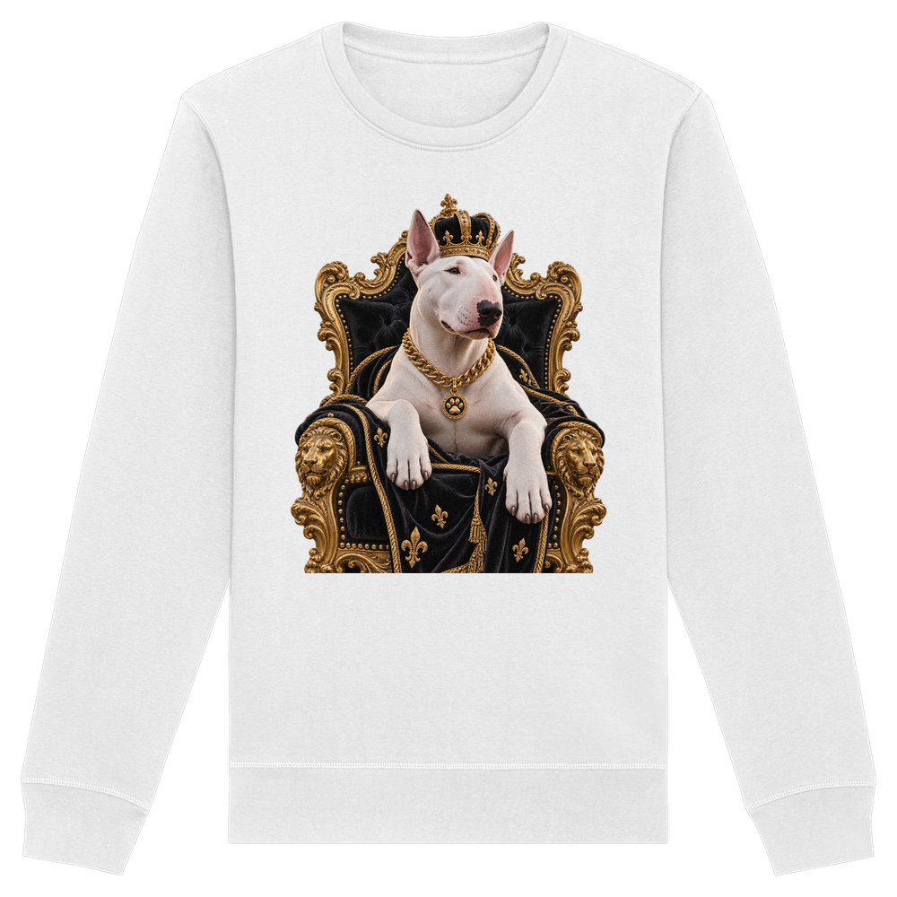Bullterrier - King - Organic Basic Unisex Sweatshirt – Bild 4
