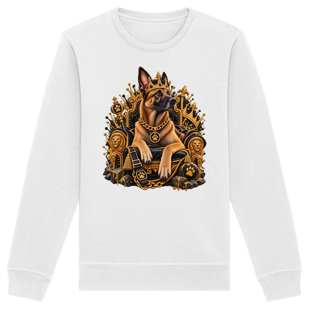 Malinois - King - Organic Basic Unisex Sweatshirt – Bild 2