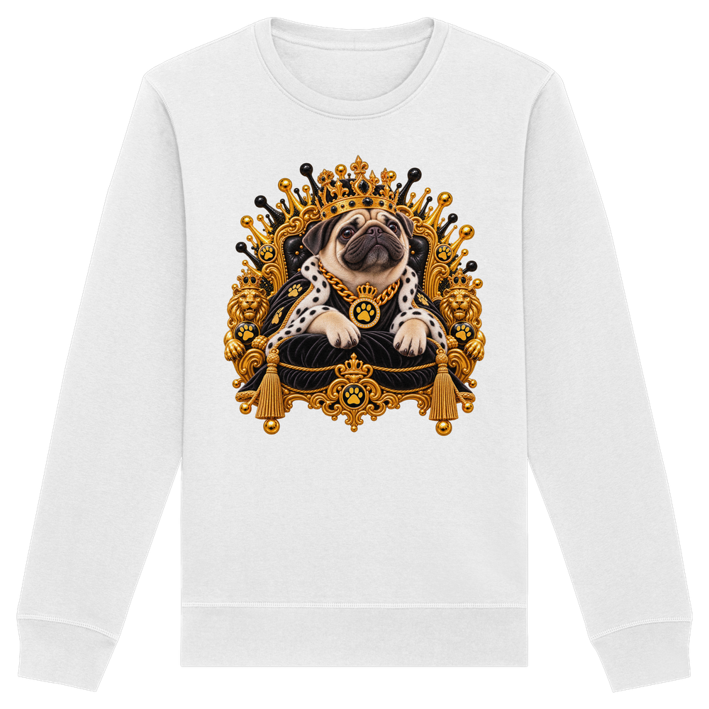 Mops - King - Organic Basic Unisex Sweatshirt
