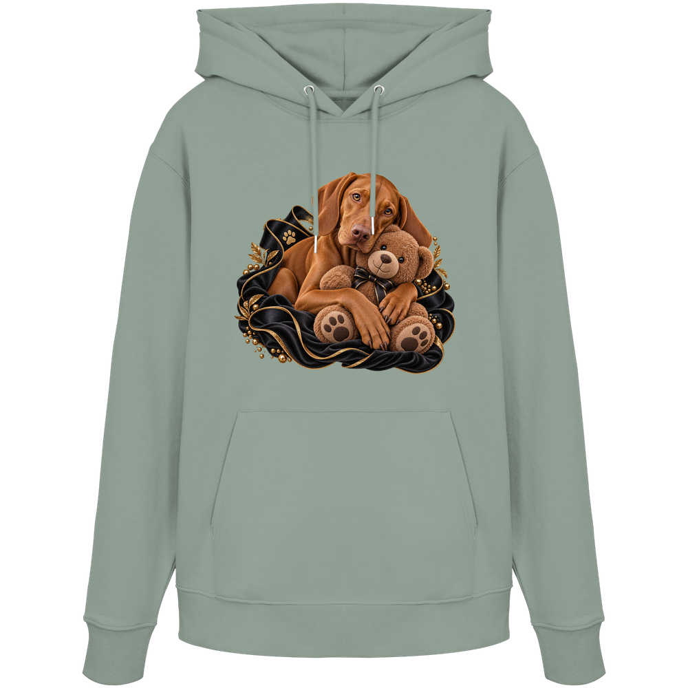 Vizsla - Cuddle - Organic Hoodie – Bild 5