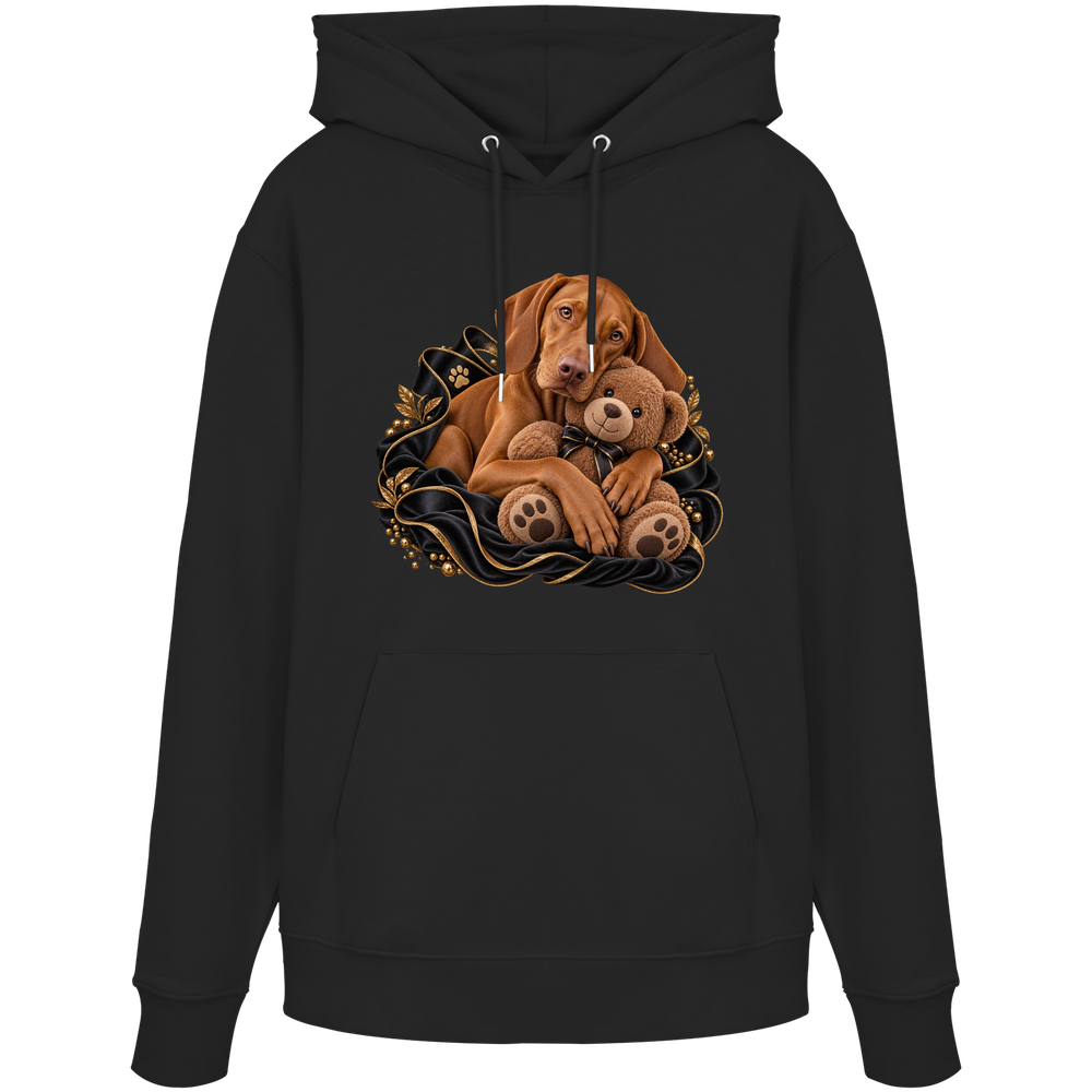 Vizsla - Cuddle - Organic Hoodie – Bild 2
