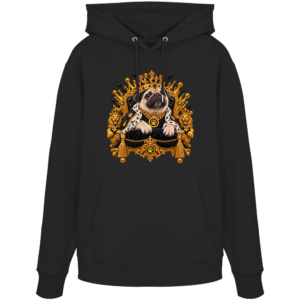 Mops - King - Organic Hoodie