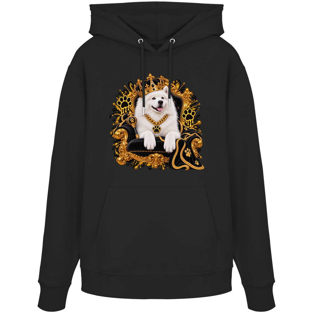 Samojede - King - Organic Hoodie – Bild 3