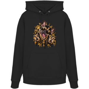 Französische Bulldogge - Funny - Organic Hoodie