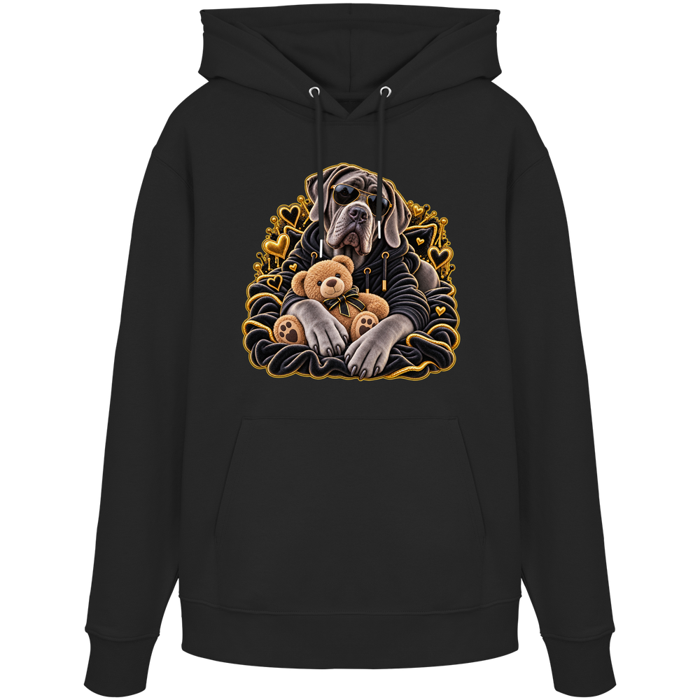 Deutsche Dogge - Cuddle - Organic Hoodie – Bild 2